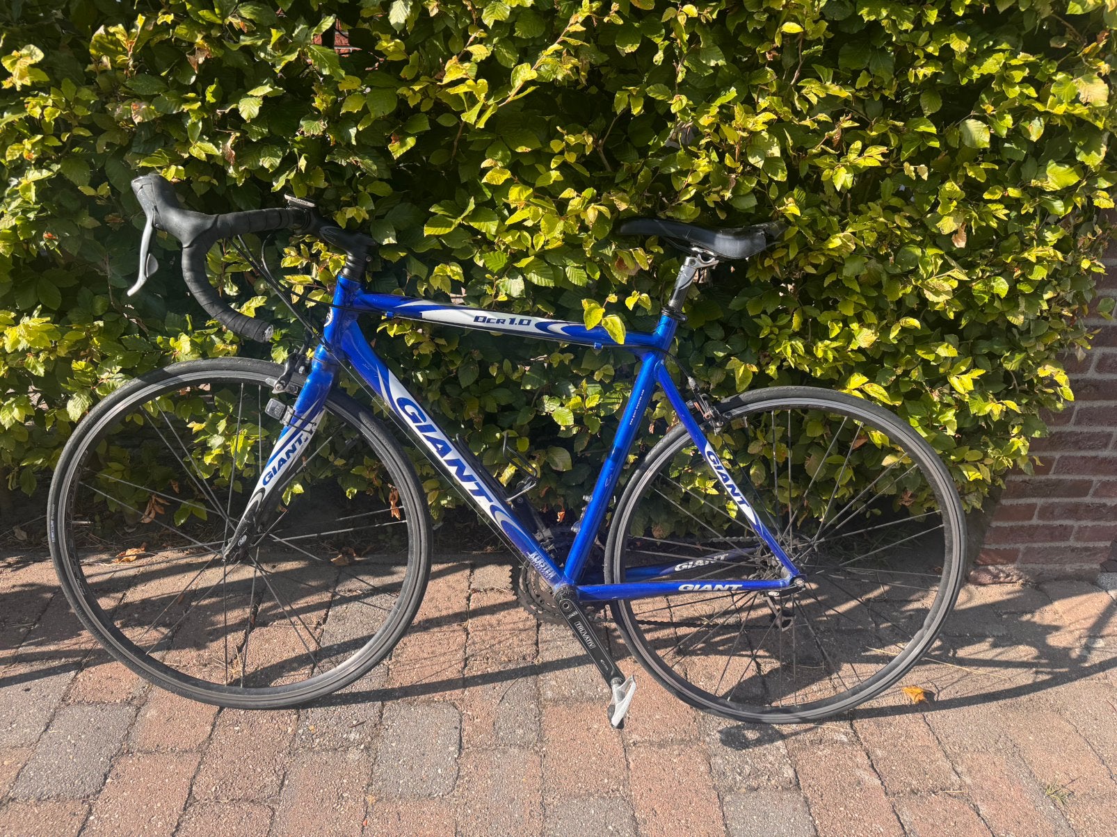 Racefiets Giant M, Fietsen en Brommers, Fietsen | Racefietsen, Ophalen, 28 inch, Gebruikt, Velgrem