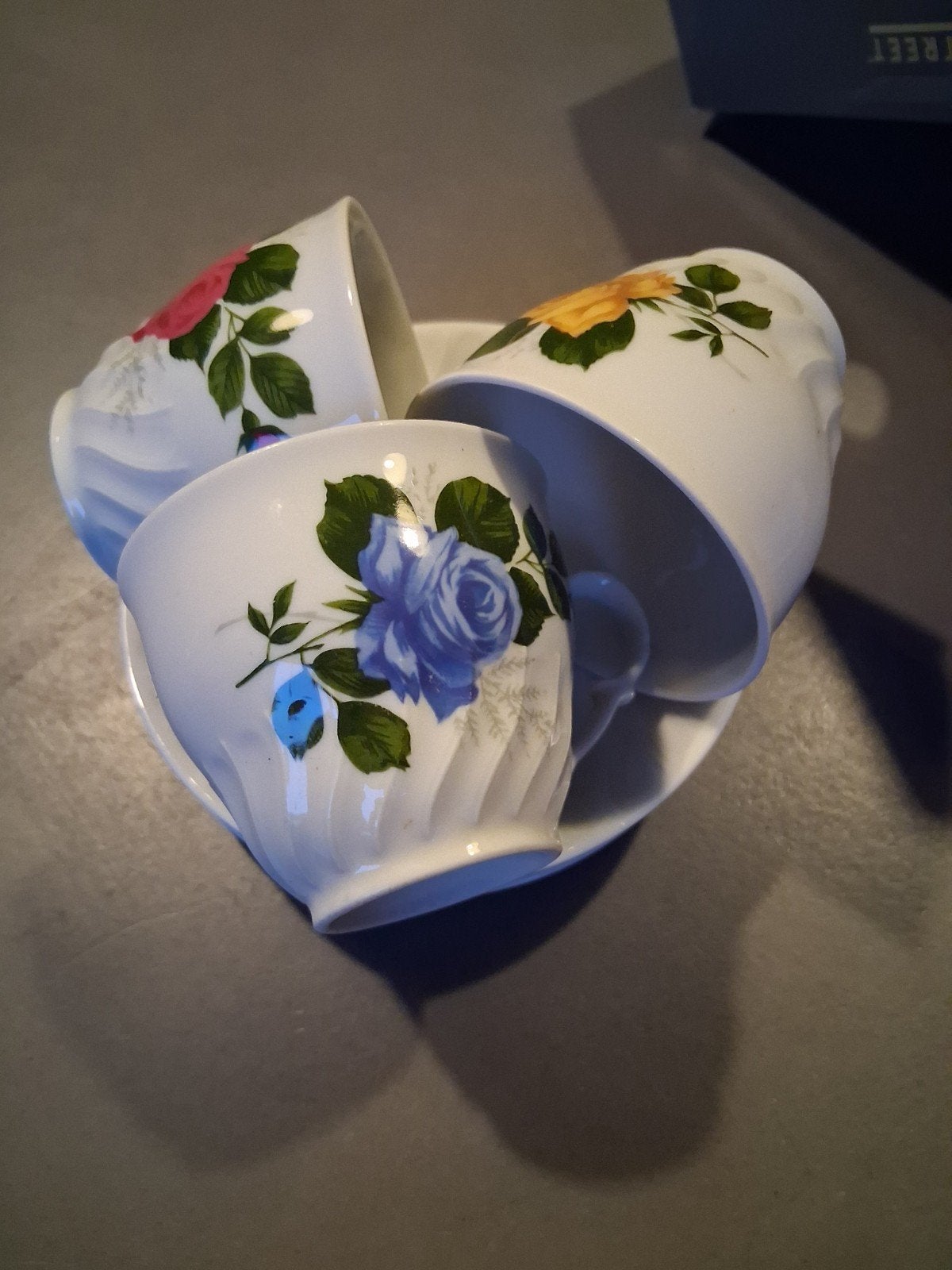 3 vintage kop en schotels, Kinderen en Baby's, Ophalen of Verzenden, Jongen of Meisje