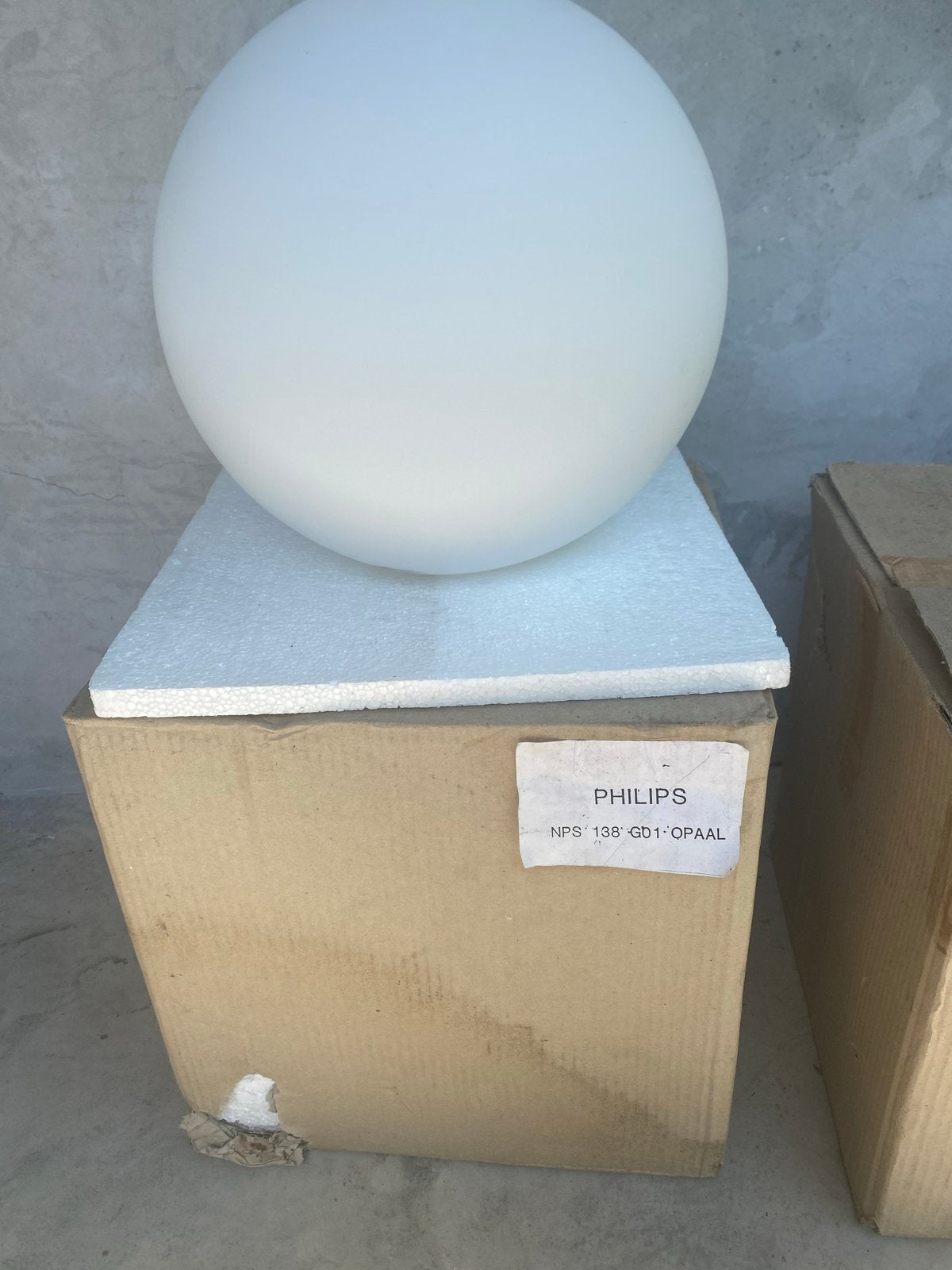 2x Philips Opaalglas Bol Lampenkap - Nieuw in Verpakking, Ophalen, Nieuw, E27 (groot), Overige typen
