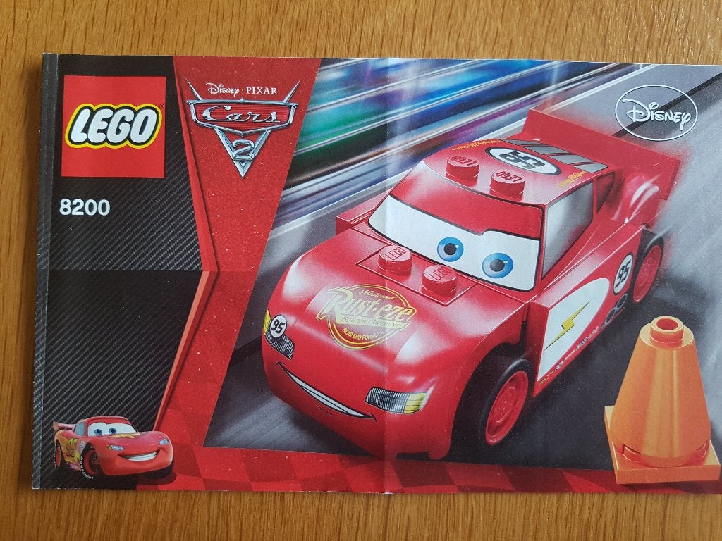 Lego Nr. 8200 Cars 2 Radiator Springs Bliksem McQueen, Inclusief instructies, Lego, Ophalen of Verzenden, Zo goed als nieuw