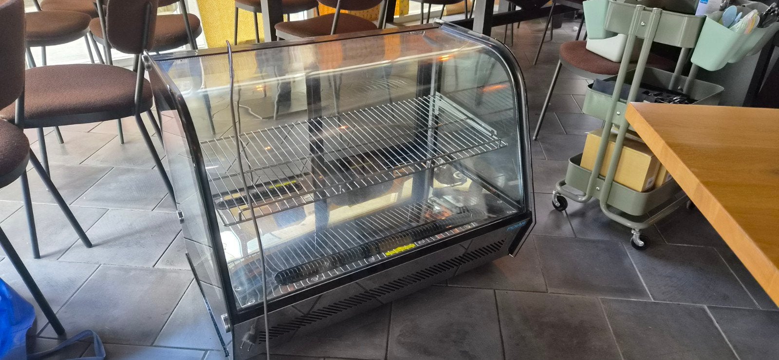 Koelvitrine, Minder dan 75 liter, Ophalen of Verzenden, Zo goed als nieuw, Zonder vriesvak