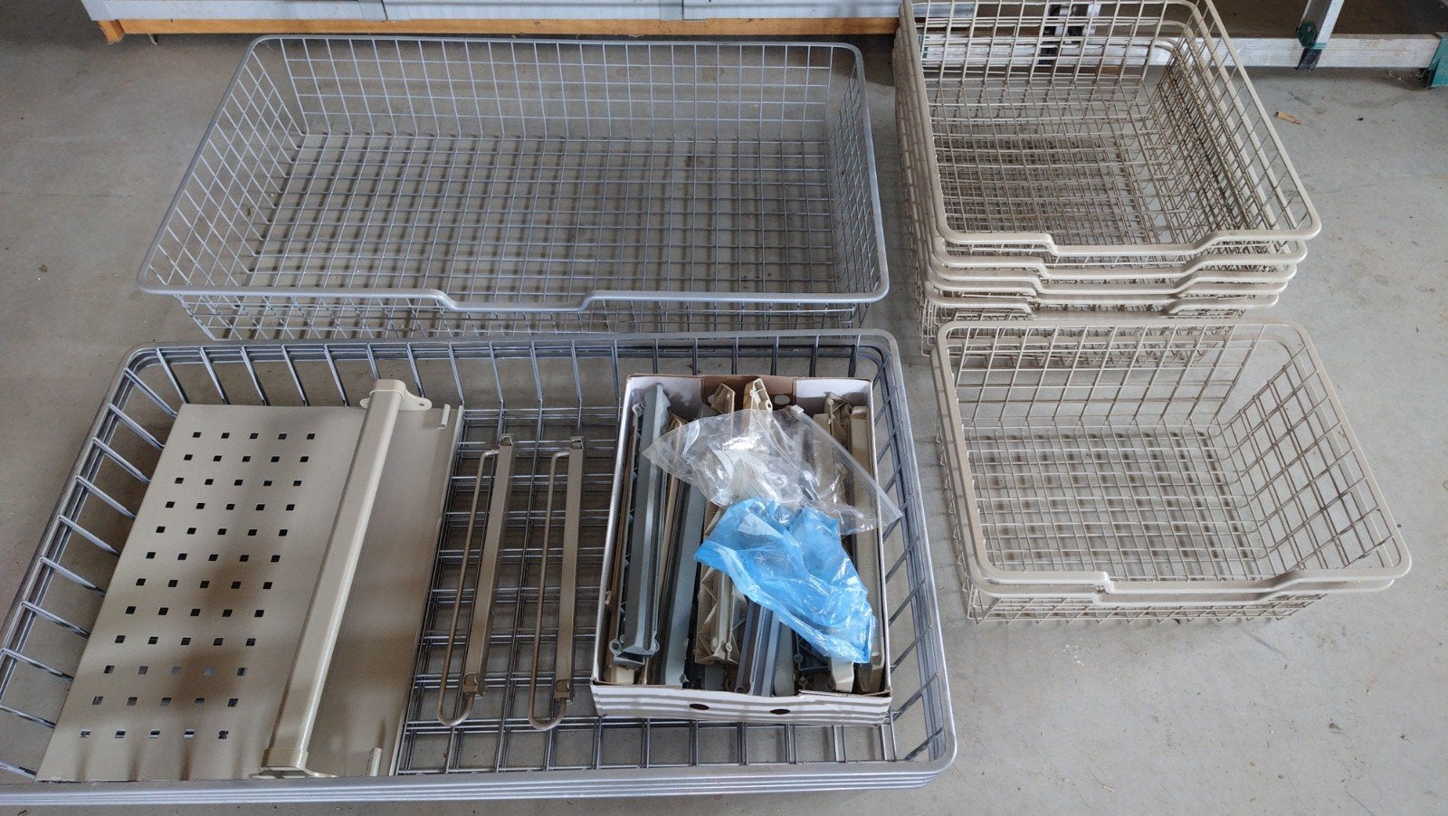 Ikea kastinrichting: manden etc, Huis en Inrichting, Kasten | Kledingkasten, Ophalen, Gebruikt, Met lade(s), Minder dan 100 cm