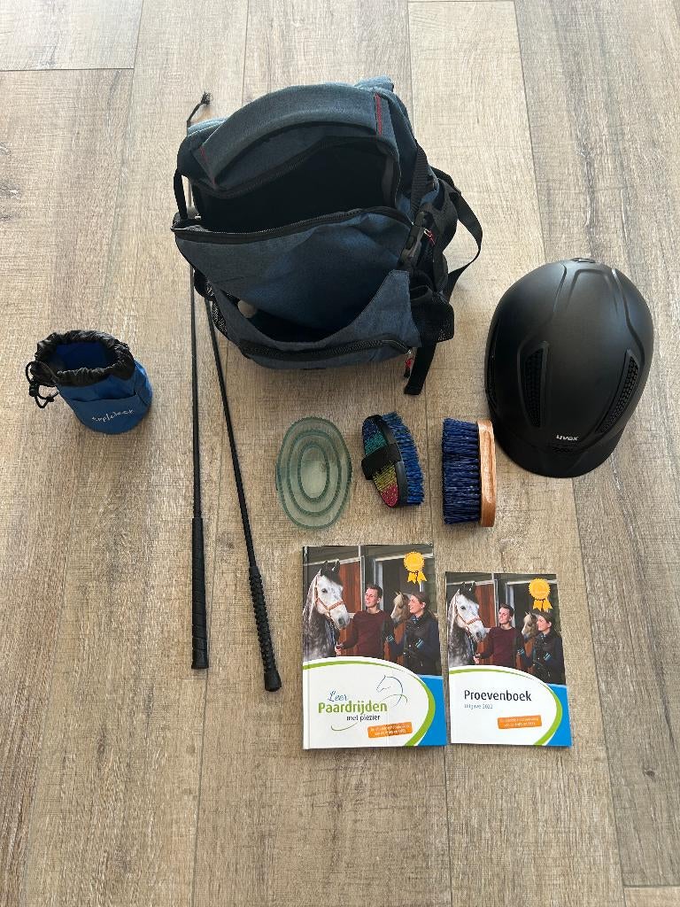 Startset paardrijden kinderen, Dieren en Toebehoren, Paardrijkleding, Ophalen, Kinderen, Dressuur, Zo goed als nieuw
