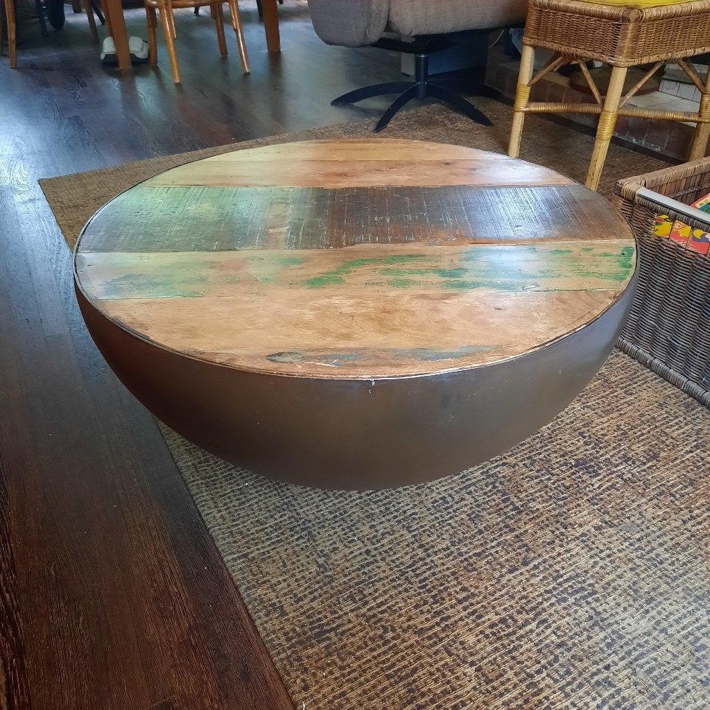 salon tafel, Ophalen, Gebruikt, 50 tot 100 cm, Rond