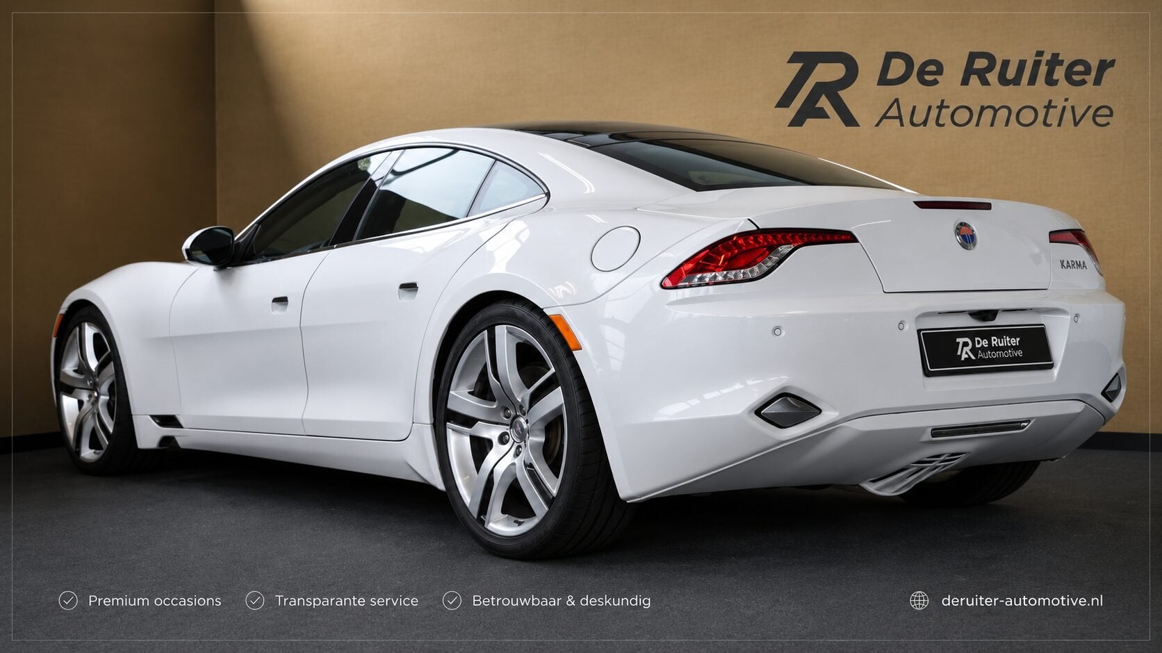 Fisker Karma 2.0 EcoChic, Auto's, Automaat, Gebruikt, 4 stoelen, Overige brandstoffen