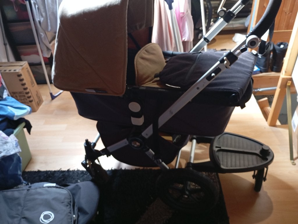 Bugaboo Cameleon kinderwagen met meerijdplankje, Ophalen, Gebruikt, Luchtbanden, Bugaboo