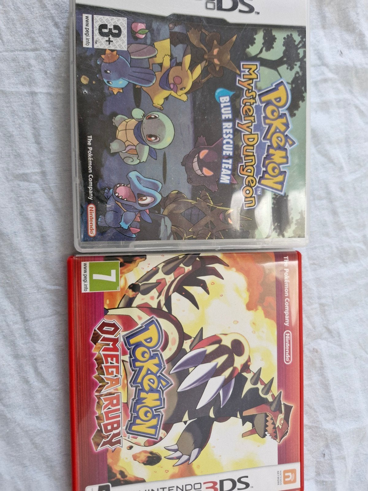 Lege Pokémon DS/3DS doosjes - Mystery Dungeon & Omega Ruby, Ophalen of Verzenden, Gebruikt