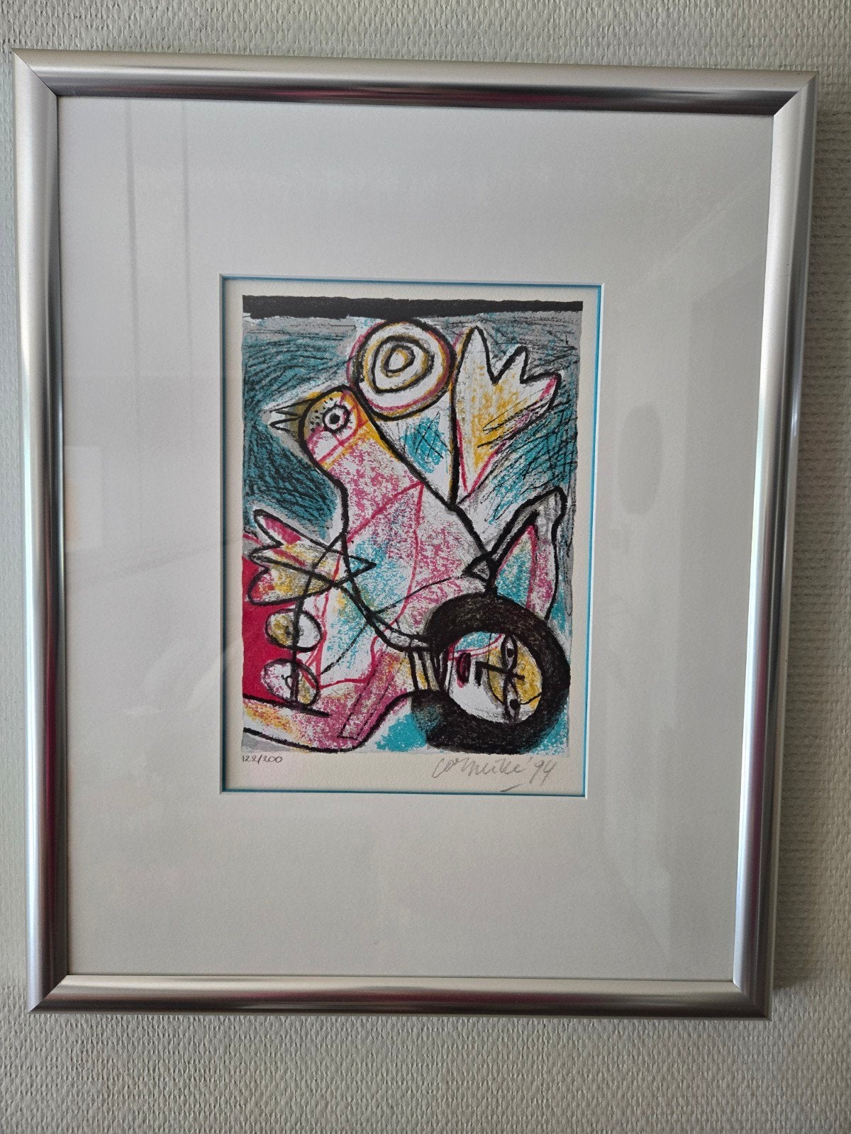 2 Zeefdrukken van Corneille - Gesigneerd en Genummerd '94, Gelimiteerde oplage, Ophalen of Verzenden, Personages en Fantasiefiguren