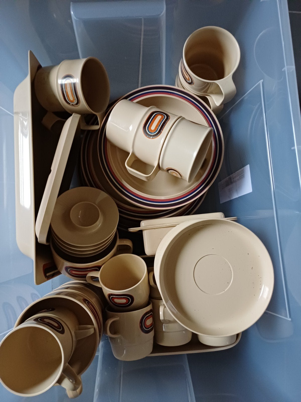 Vintage Mepal Rosti Koen de Winter campingservies jaren 7, Ophalen of Verzenden, Gebruikt