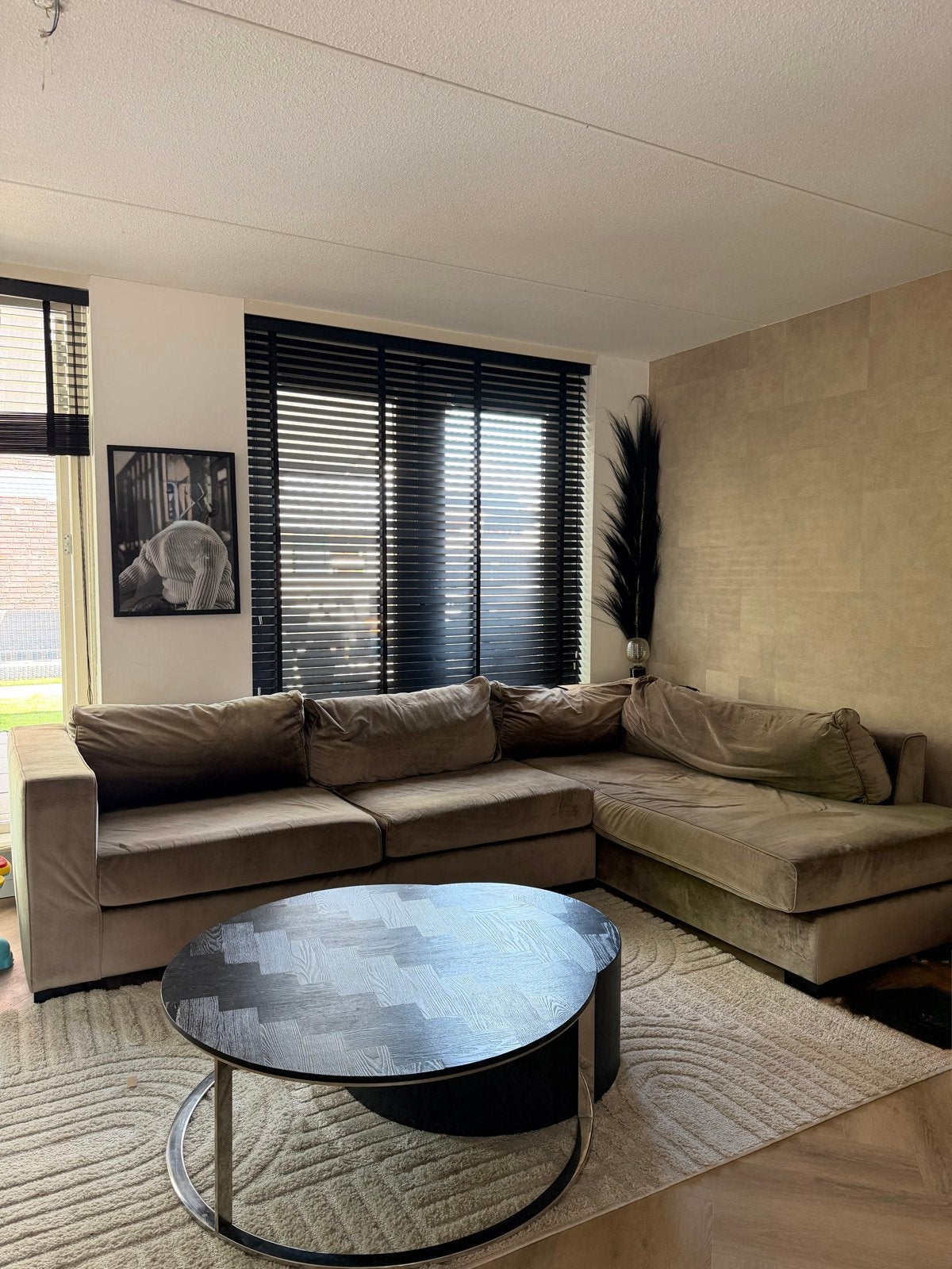 Hoekbank Dubbelman Design, Ophalen, Gebruikt, Hoekbank, 300 cm of meer