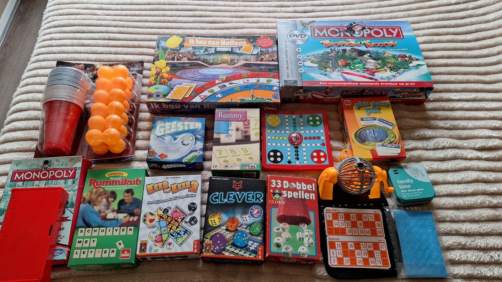 Grote collectie : Monopoly, Rummikub, Clever en me, Vijf spelers of meer, Ophalen, Gebruikt, Diverse