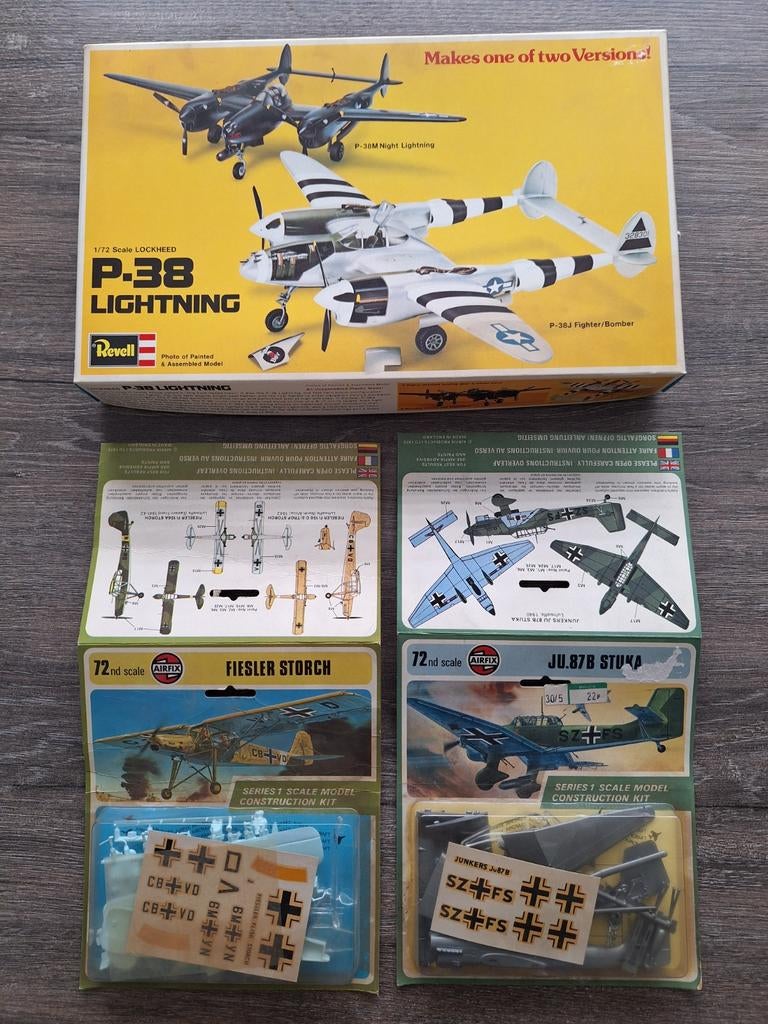3x modelbouw vliegtuigen 1:72 – Airfix & Revell (nieuw), 1:72 tot 1:144, Revell, Nieuw, Ophalen of Verzenden