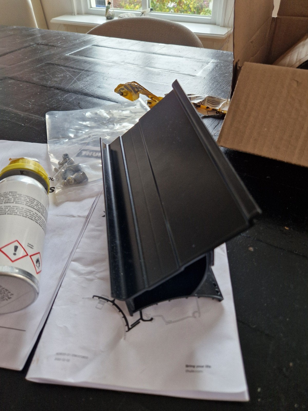 Thule Zonnescherm Adapter VW T5/T6 incl. Sika Lijm, Caravans en Kamperen, Caravan accessoires, Ophalen of Verzenden