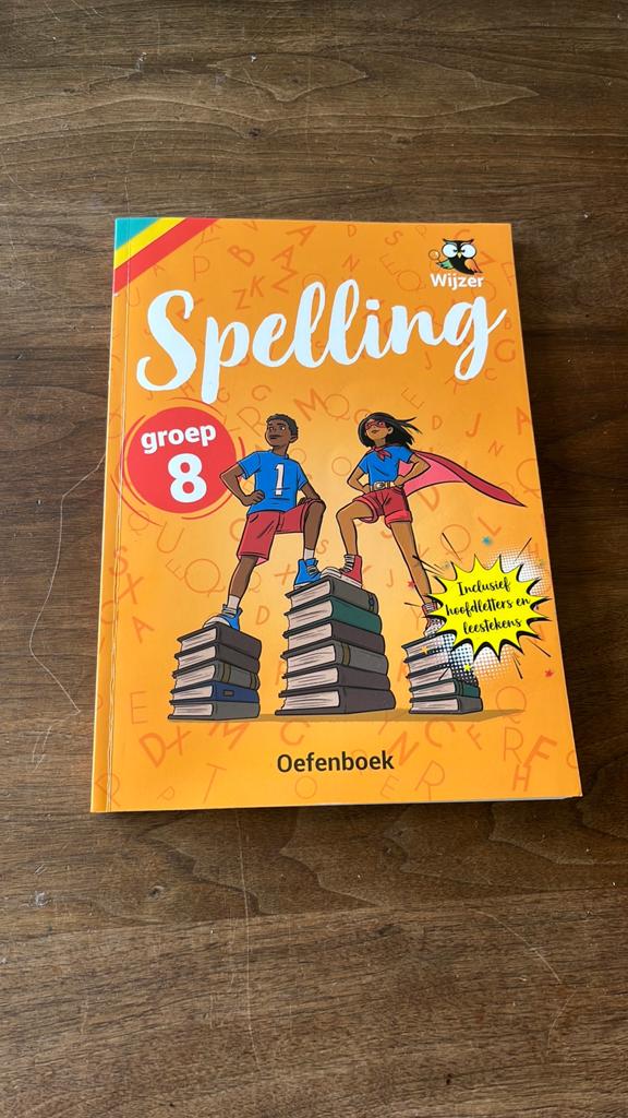 Spelling Oefenboek Groep 8 - Wijzer over de Basisschool, Ophalen of Verzenden, Zo goed als nieuw, Overige niveaus, Nederlands