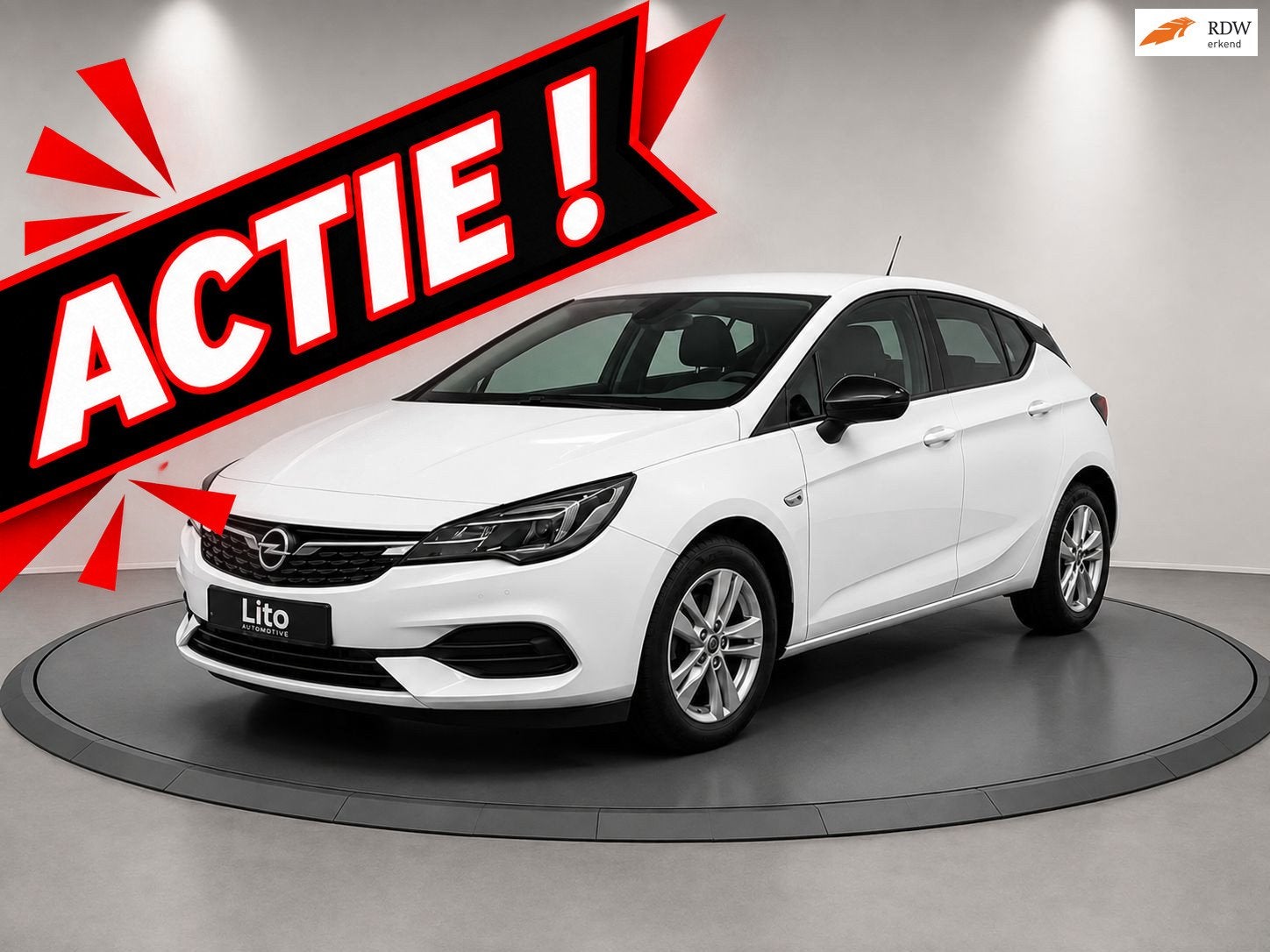 Opel Astra 1.2 Edition|NAVI|AIRCO|WHITE|CRUISE|, Voorwielaandrijving, Gebruikt, Euro 6, 1199 cc