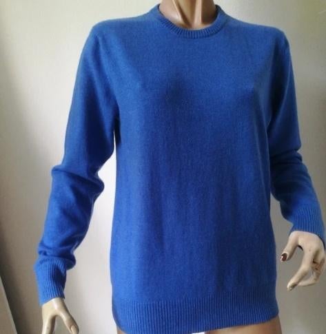Cashmere trui blauw M, Kleding | Dames, Truien en Vesten, Ophalen of Verzenden, Nieuw, Maat 38/40 (M), Blauw