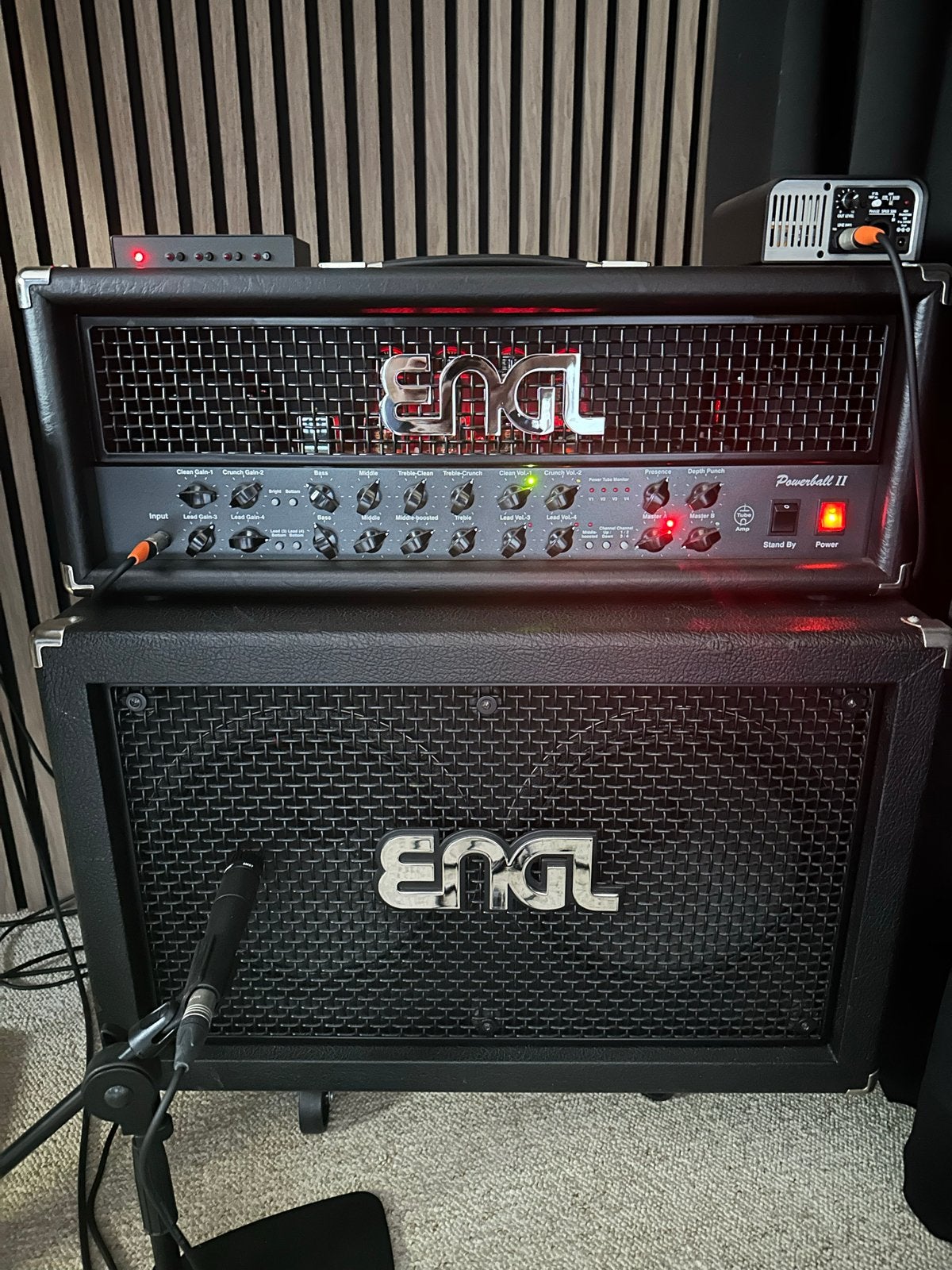 Engl Powerball met 2x12 Celestion V30 speakerkast, Muziek en Instrumenten, Ophalen, Zo goed als nieuw, Gitaar, 100 watt of meer