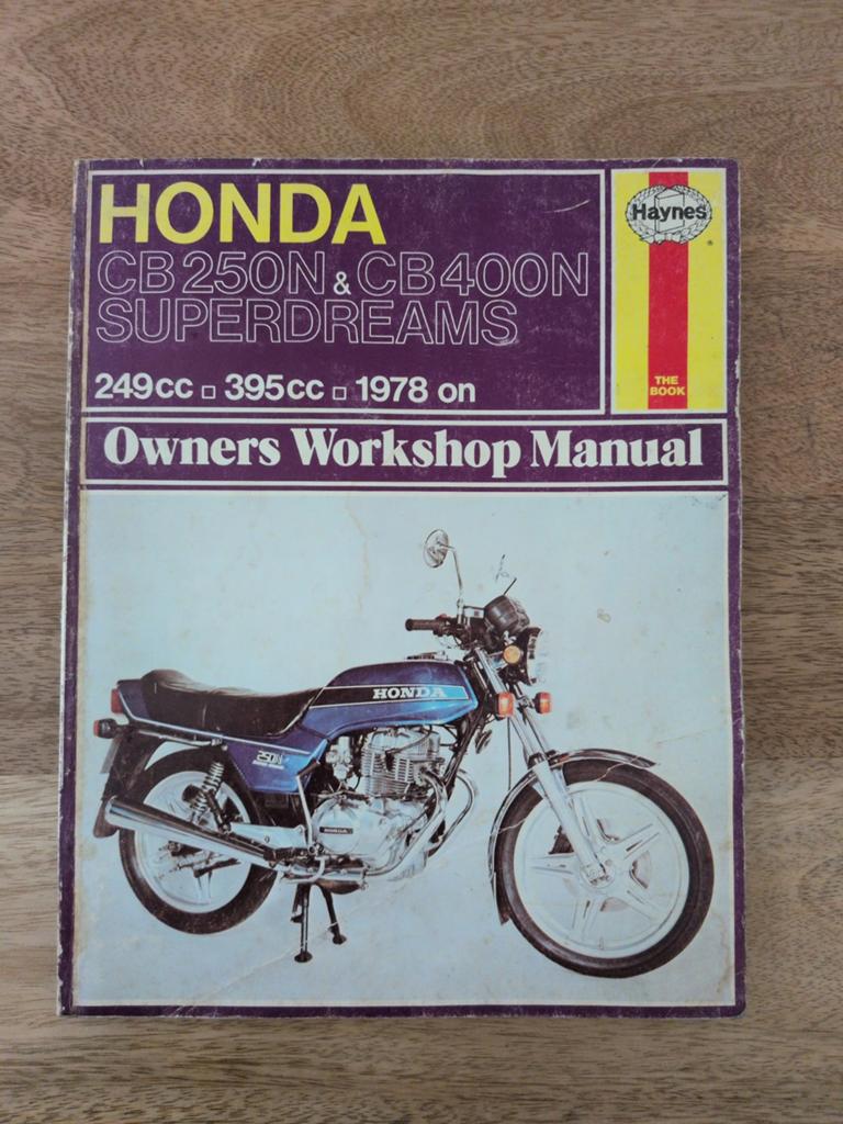 Haynes Werkplaatshandboek Honda CB250N CB400N Superdreams, Ophalen of Verzenden
