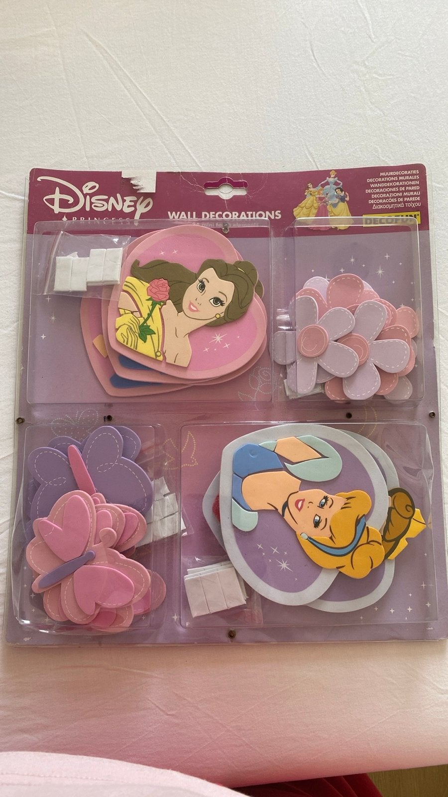 Disney Princess Muurdecoraties - Nieuw in verpakking, Meerkleurig, Ophalen of Verzenden, Kunststof, Modern