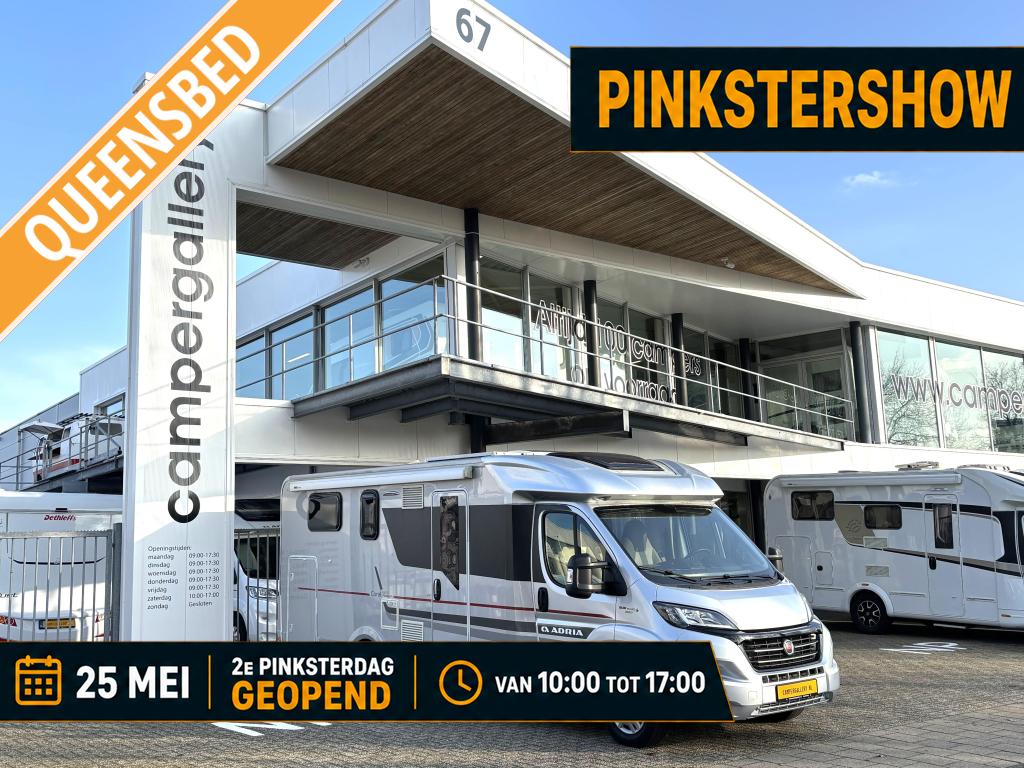 Adria Coral Platinum S 690 SC QUEENSBED ALKO LUCHTVERING, Fiat, 7 tot 8 meter, Bedrijf, Tot en met 3