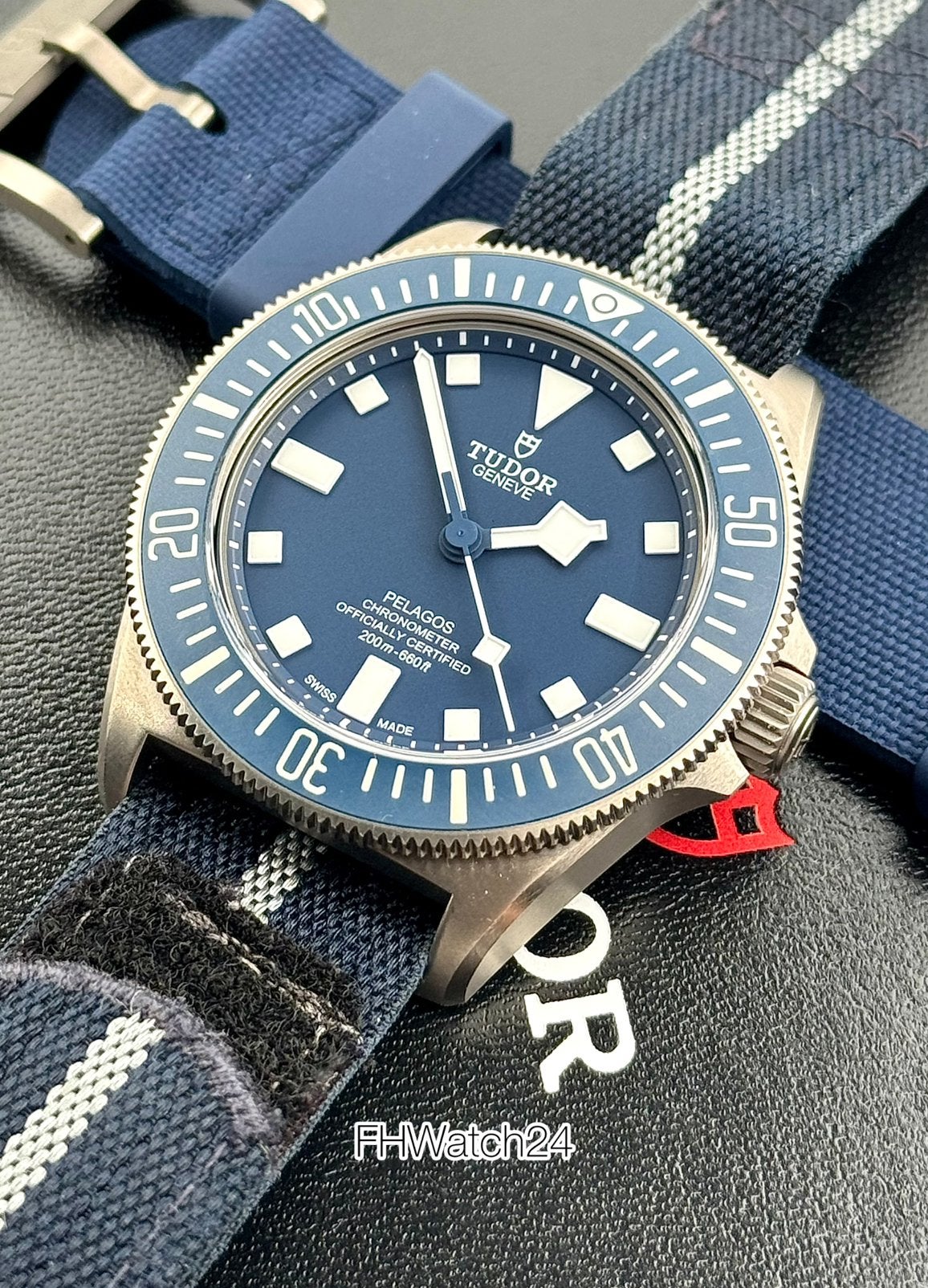 Tudor Pelagos FXD M25707B. Met doos & kopie aankoopnota., Overige merken, Overige materialen, Gebruikt, Polshorloge