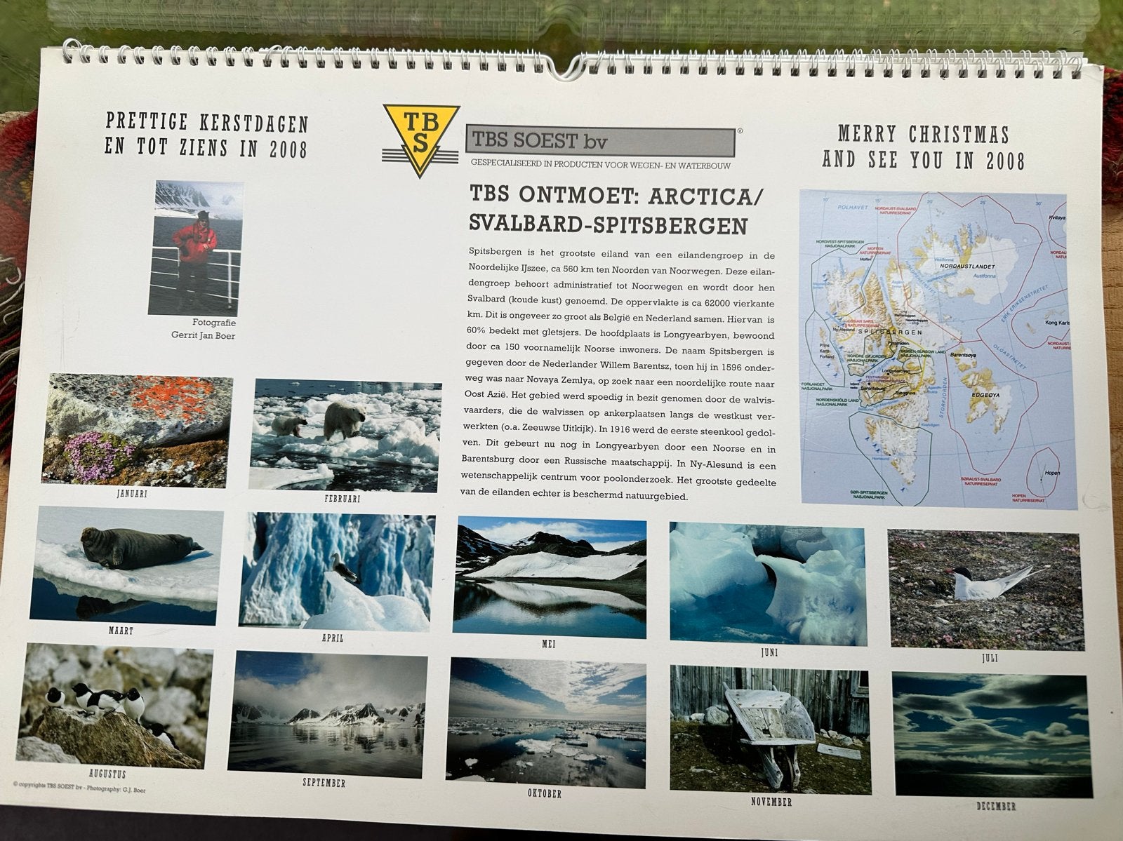 Spitsbergen en Nieuw Zeeland kalenders Gerrit Jan Boer, Boeken, Ophalen of Verzenden, Australië en Nieuw-Zeeland, Reisgids of -boek