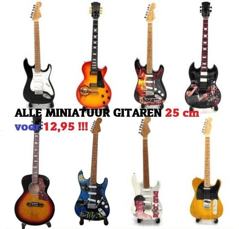 Miniatuur drums miniature Guitars Gitaren van beroemdheden, Verzamelen, Ophalen of Verzenden, Nieuw, Pop, Beeldje of Miniatuur