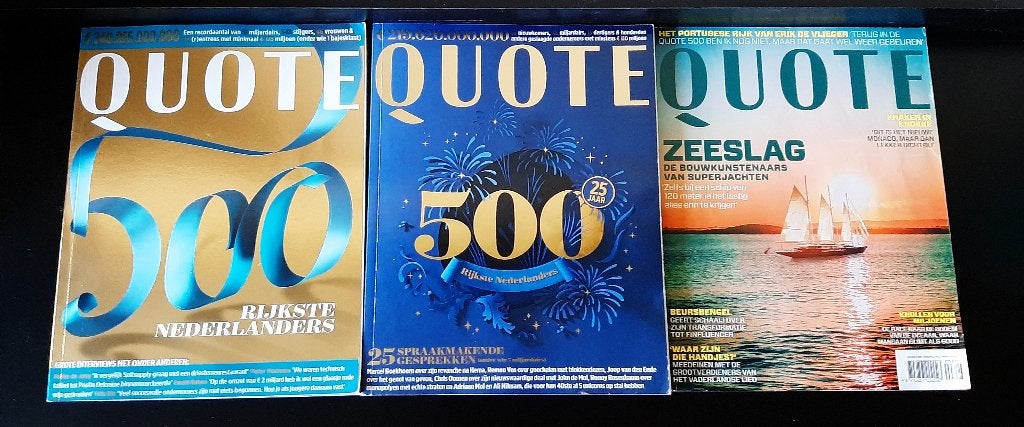 Quote en 2x Quote 500, Ophalen of Verzenden, Zo goed als nieuw, Overige typen