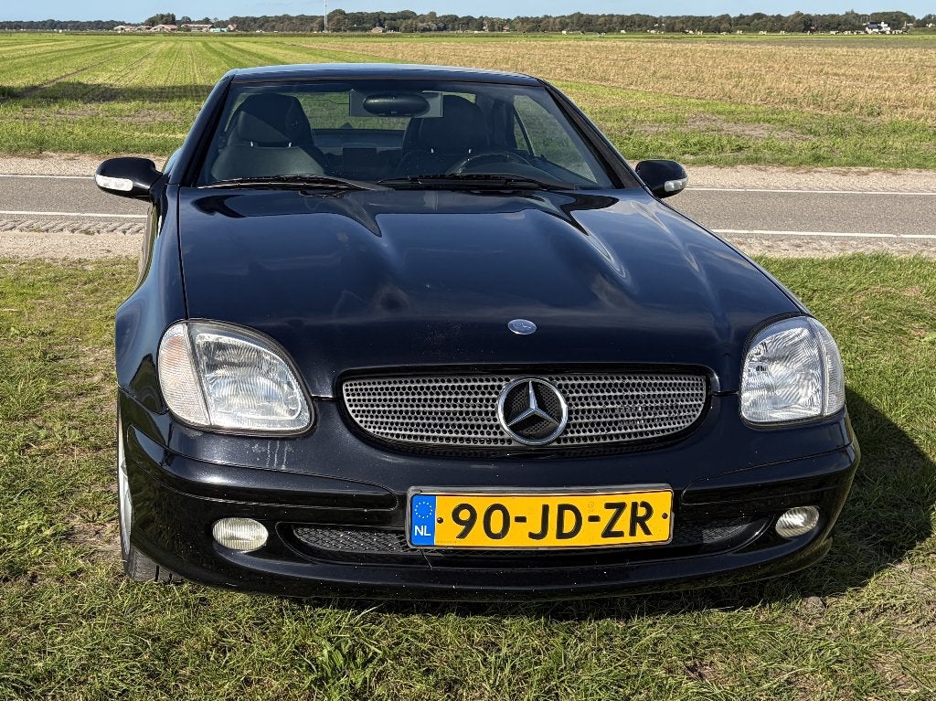 Mercedes-Benz SLK 2.0 Slk200 Kompr Roadster AUT 2002 Zwart, Automaat, 1998 cc, Achterwielaandrijving, Zwart