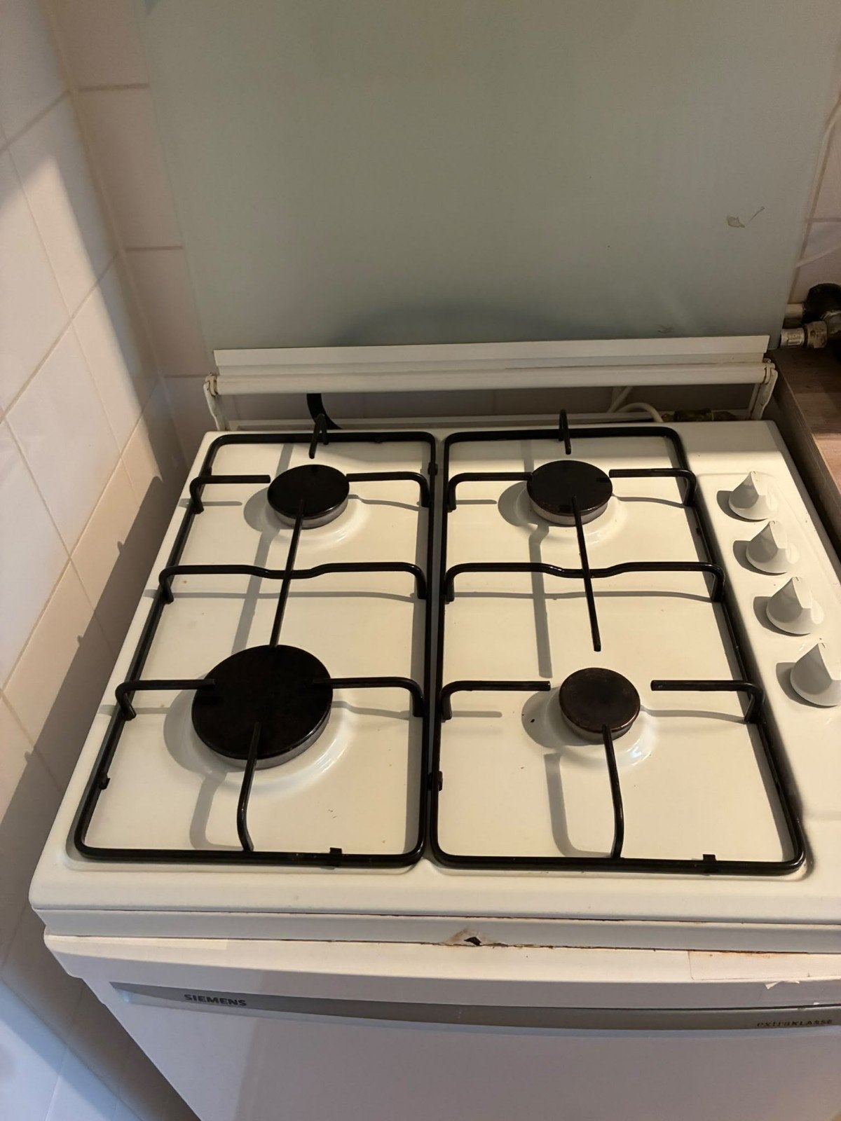 Siemens Vrijstaand Gasfornuis met 4 Kookzones, Witgoed en Apparatuur, Ophalen, Gebruikt, 60 cm of meer, 4 kookzones