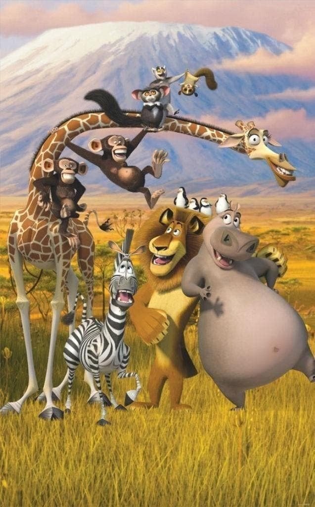Madagascar Safari behang - Walltastic - VAN 49 VOOR 27,50, Ophalen of Verzenden, 5 tot 10 m²