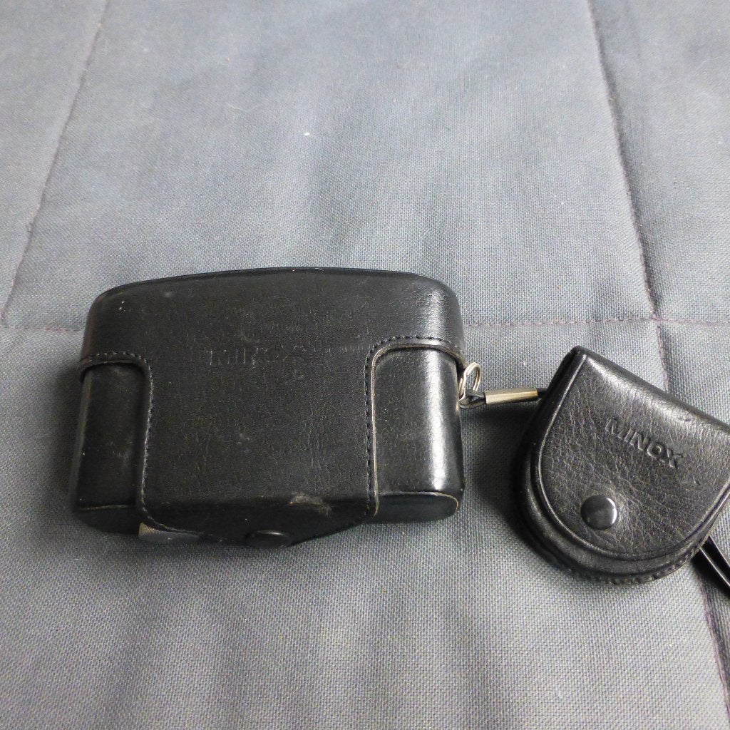 *Minox35 EL camera met filter en zonnekop, Ophalen of Verzenden, Gebruikt, Compact, Overige Merken