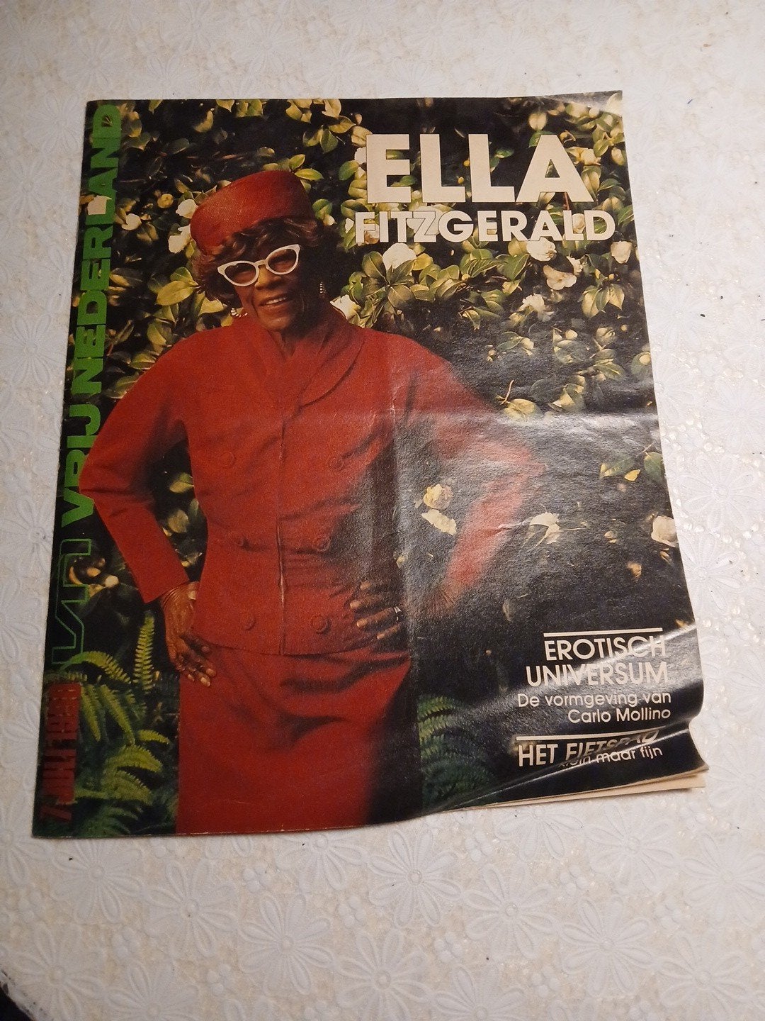 Vrij Nederland magazine met Ella Fitzgerald cover, Ophalen of Verzenden, Gelezen, Overige typen