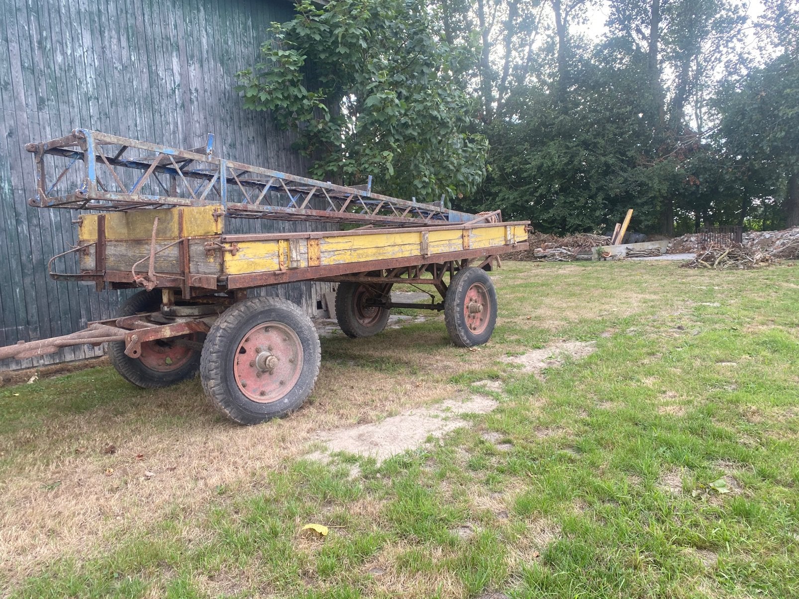 Miedema wagen, Ophalen, Transport