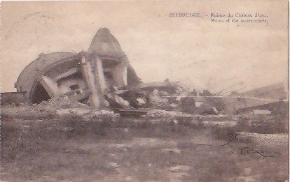 Zeebrugge, Ophalen of Verzenden, 1920 tot 1940, Gelopen, Oost-Vlaanderen
