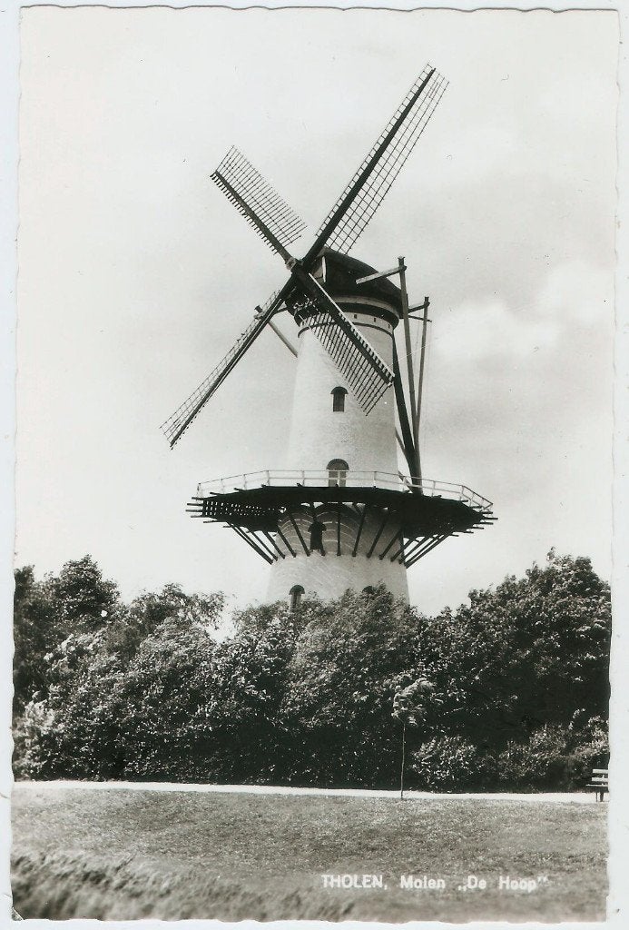 THOLEN Molen De Hoop 1965, Ophalen of Verzenden, 1960 tot 1980, Ongelopen, Zeeland