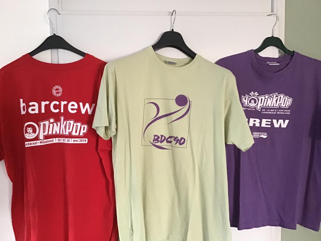 Pinkpop Diverse T-shirts - Maat XL - Ook los te koop, Ophalen of Verzenden, Zo goed als nieuw, Maat 56/58 (XL), Groen