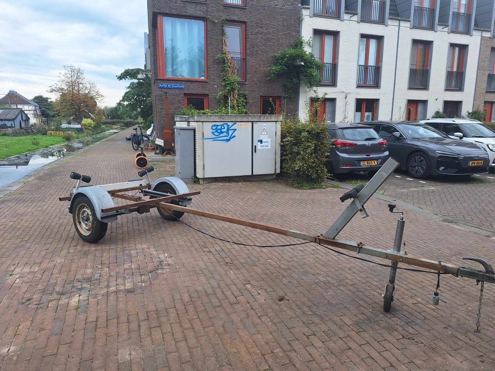 Robuuste boottrailer voor kleine boten