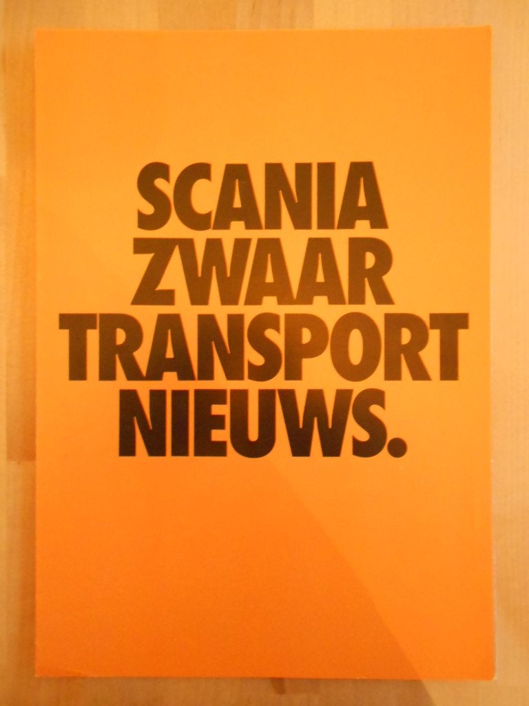 Scania 111 141 146 Motor Brochure ca 1979 – V8, Ophalen of Verzenden, Zo goed als nieuw, Overige merken, Scania