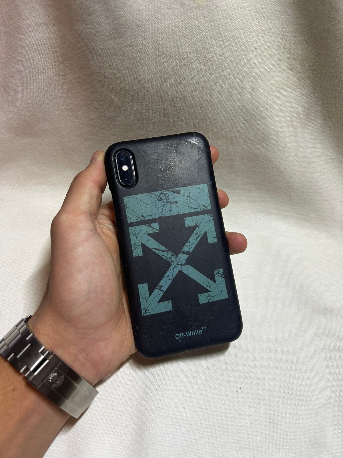 Off-White Iphone X case, Kunststof, Overige typen, Ophalen of Verzenden, IPhone X
