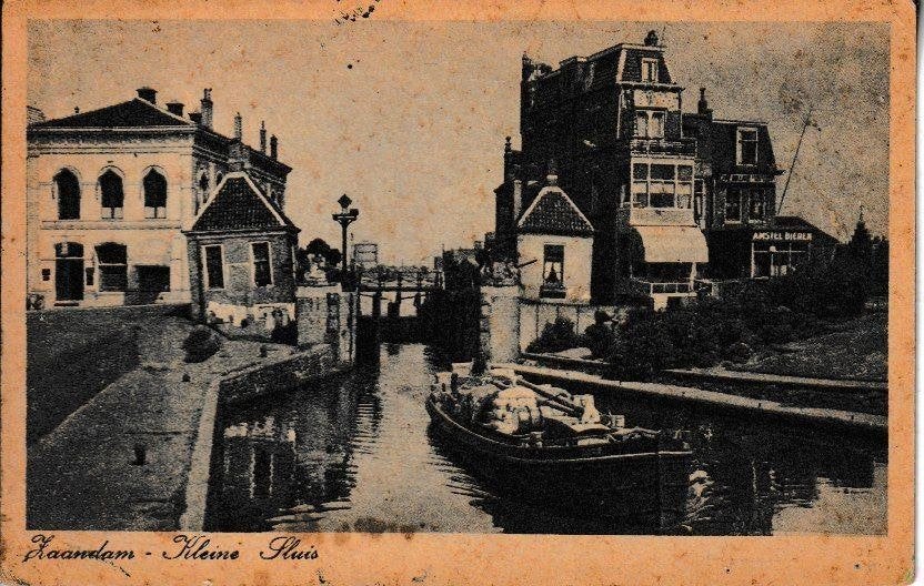 ZAANDAM - KLEINE SLUIS, Ophalen of Verzenden, 1920 tot 1940, Ongelopen, Noord-Holland
