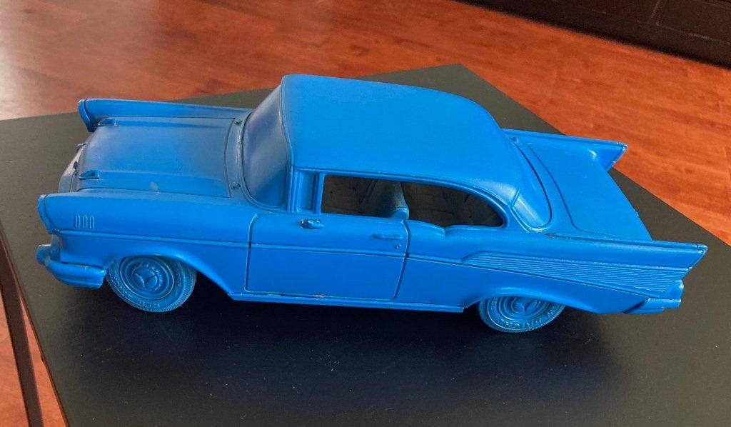 Vintage model auto CHEVROLET Bel Air, Overige merken, Gebruikt, Auto, Groter dan 1:32