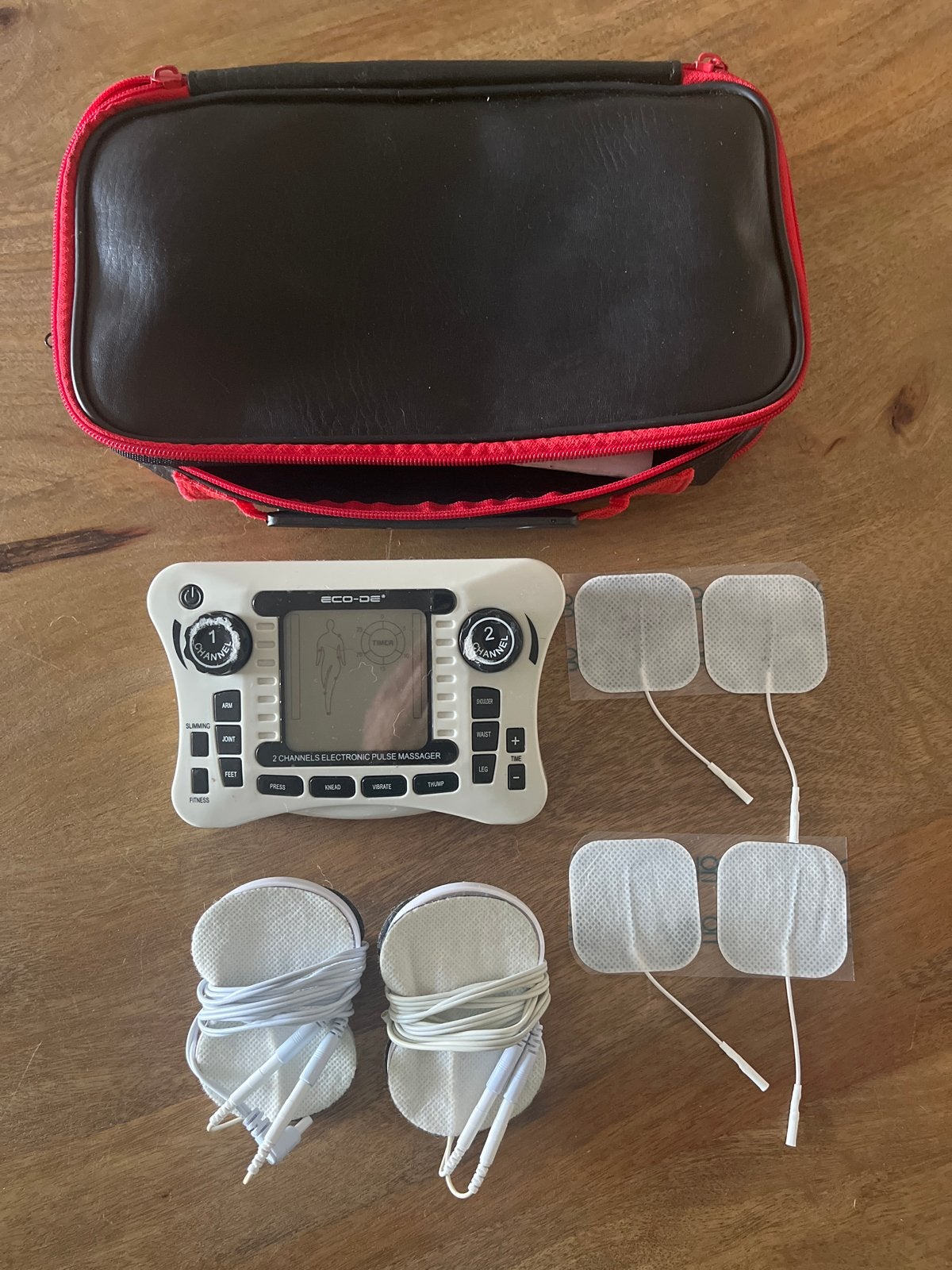 ECO-DE Electrostimulator met accessoires, Sport en Fitness, Ophalen of Verzenden, Zo goed als nieuw, Overige typen