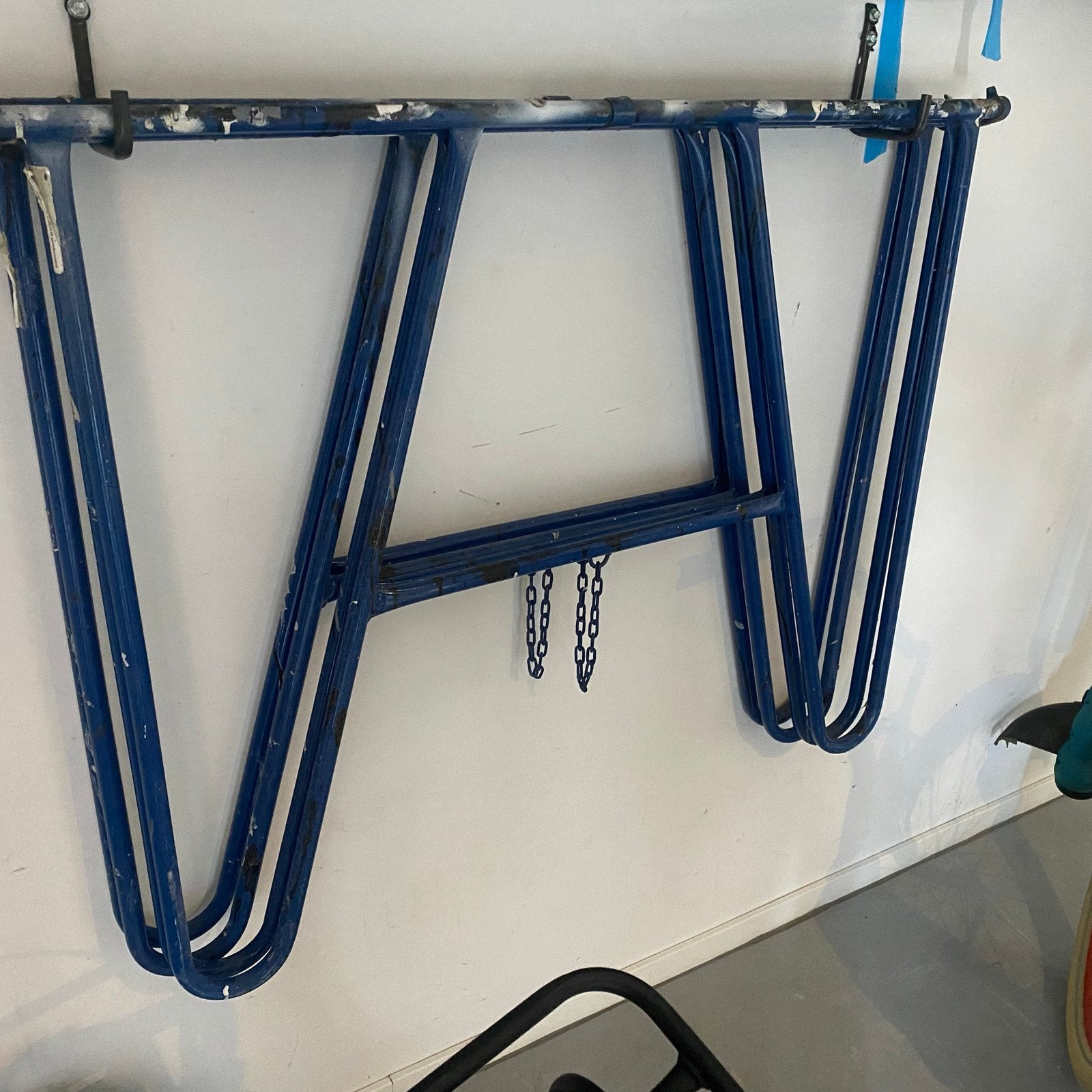 Schragen - Stevige metalen schragen voor diverse klussen, Ophalen, Gebruikt, 70 tot 120 cm