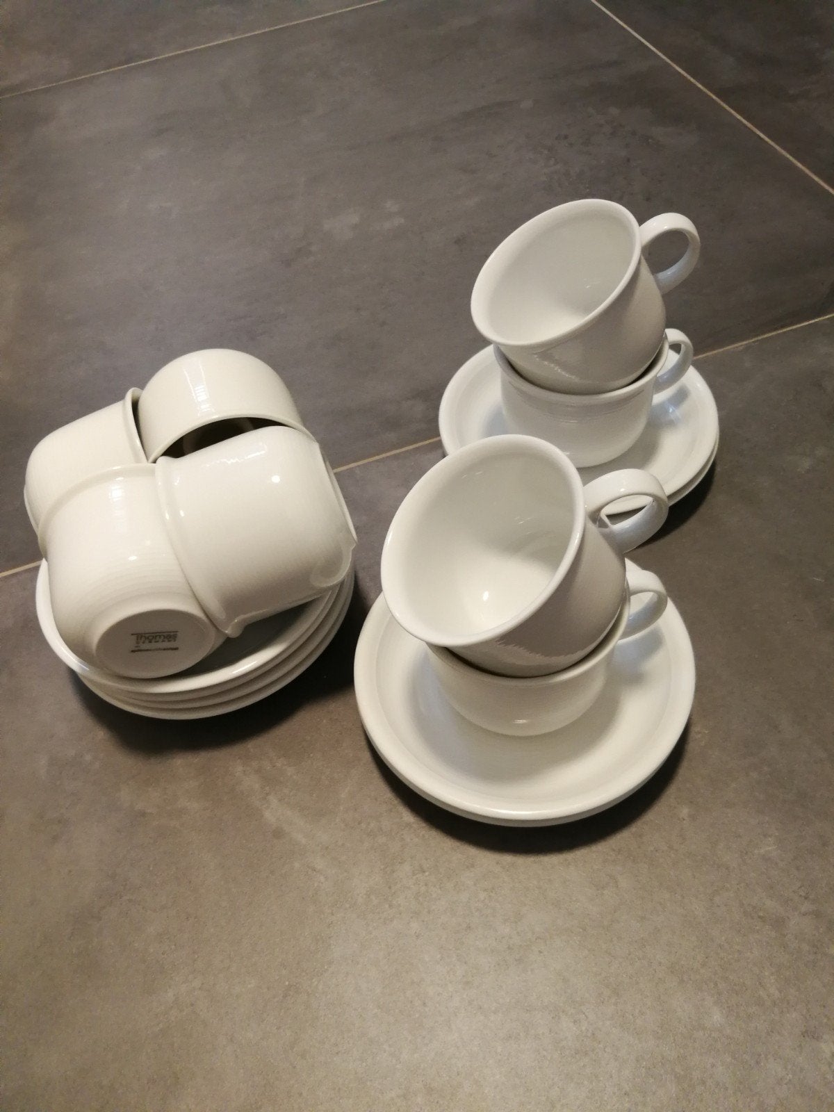 Thomas Trend Germany Koffiekopjes met schotels (8 sets), Ophalen of Verzenden, Zo goed als nieuw, Overige stijlen, Kop(pen) en/of Schotel(s)