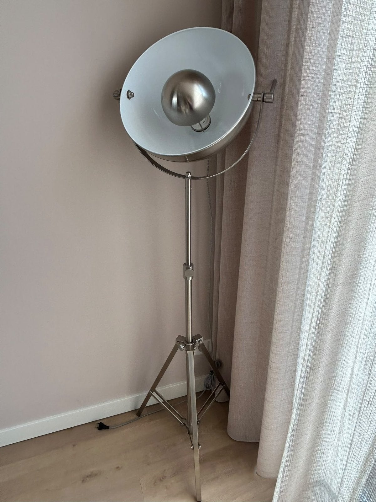 Industriële vloerlamp, Ophalen, Gebruikt, Metaal, 150 tot 200 cm