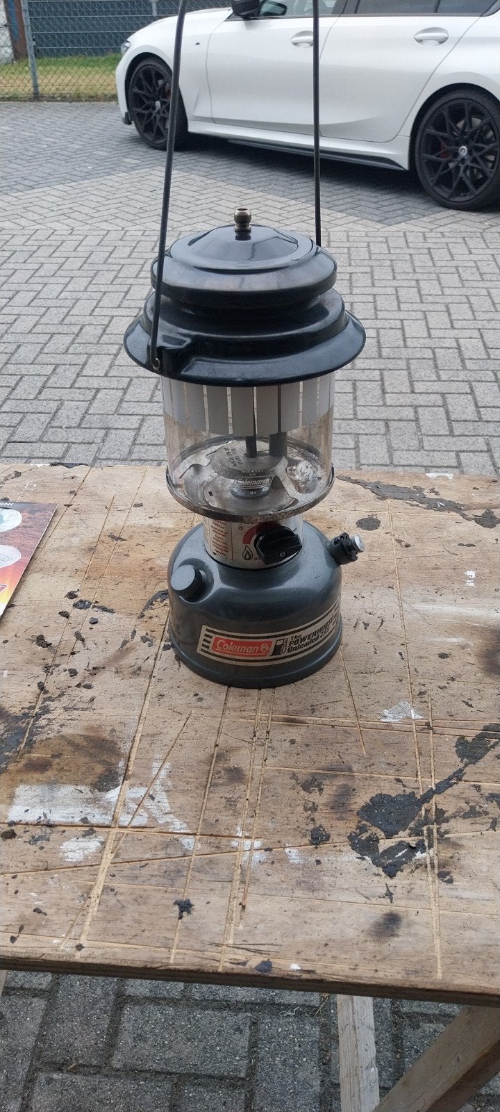 coleman benzine lamp, Ophalen, Zo goed als nieuw