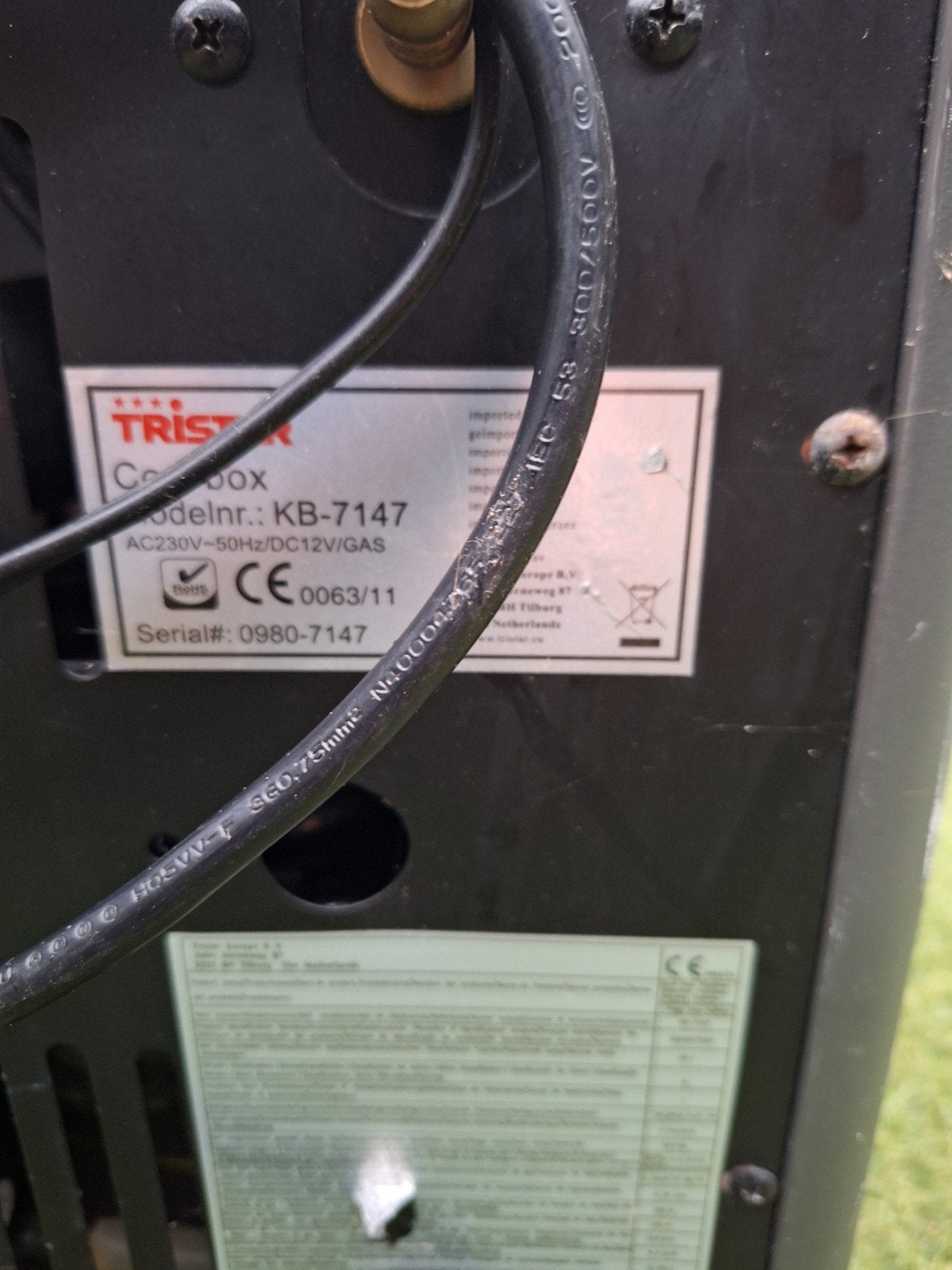 Foto 7 van Tristar Koelbox KB-7147 - Elektrisch en gas