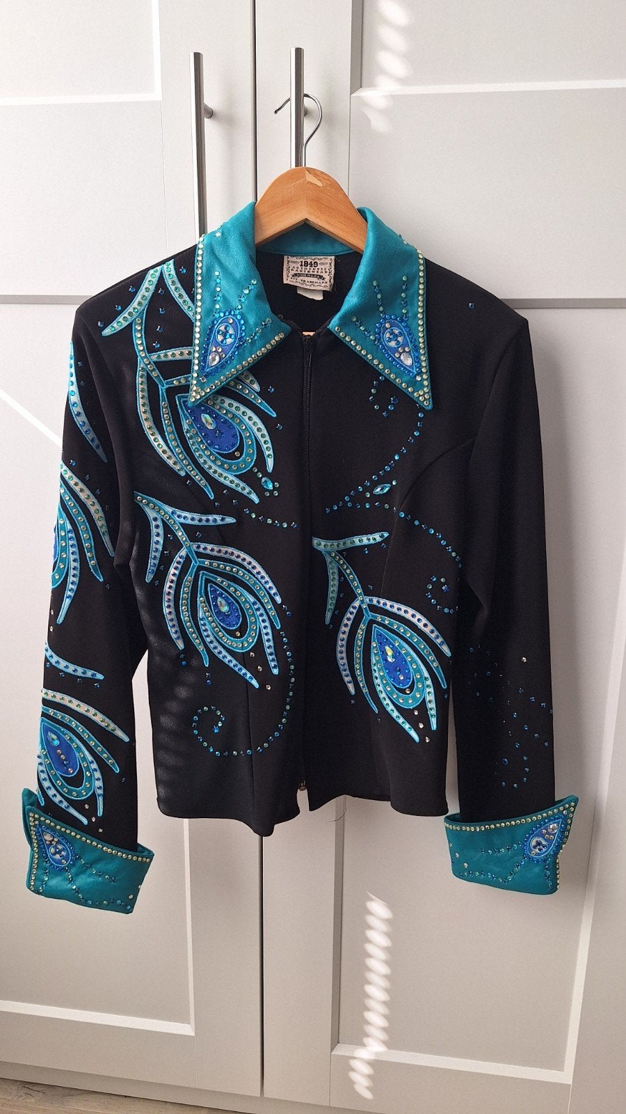 1849 western showblouse maat S als nieuw, Overige merken, Ophalen of Verzenden, Zo goed als nieuw, Sneldrogend
