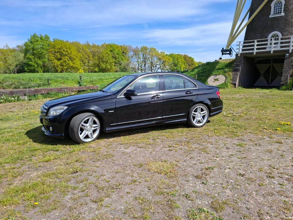 Mercedes-Benz C-Klasse 3.0 C280 Sedan AUT 2008 Zwart, Automaat, Achterwielaandrijving, 1800 kg, Overige bekleding